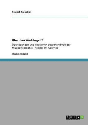 bokomslag Über den Werkbegriff