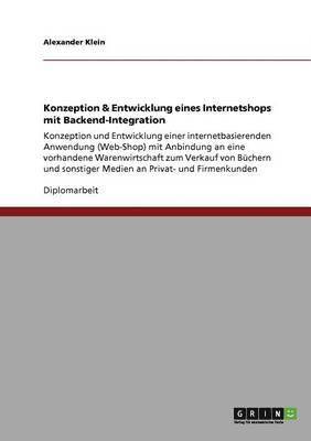 Konzeption & Entwicklung eines Internetshops mit Backend-Integration 1