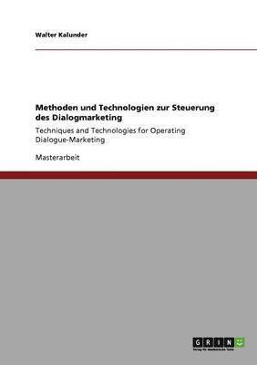 bokomslag Methoden und Technologien zur Steuerung des Dialogmarketing