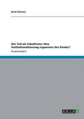 Der Tod als Tabuthema 1