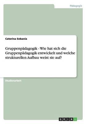 bokomslag Gruppenpadagogik - Wie Hat Sich Die Gruppenpadagogik Entwickelt Und Welche Strukturellen Aufbau Weist Sie Auf?