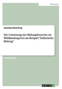 bokomslag Die Umsetzung der Bildungsbereiche im Waldkindergarten am Beispiel &quot;sthetische Bildung&quot;