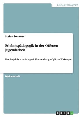 bokomslag Erlebnispädagogik in der Offenen Jugendarbeit