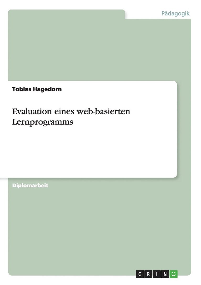 Evaluation eines web-basierten Lernprogramms 1