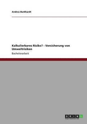 bokomslag Kalkulierbares Risiko? - Versicherung von Umweltrisiken