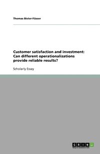 bokomslag Customer satisfaction and investment