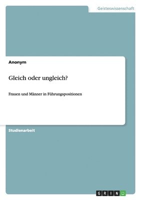 Gleich oder ungleich? 1