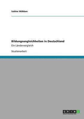 bokomslag Bildungsungleichheiten in Deutschland