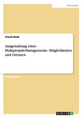 bokomslag Leitfaden fr die Umsetzung von Multiprojekt-Management. Mglichkeiten und Grenzen.