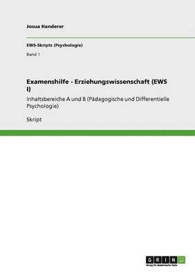 bokomslag Examenshilfe - Erziehungswissenschaft (EWS I)