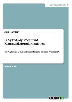 bokomslag Fähigkeit, Argument und Kommunikatorinformationen