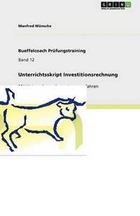 bokomslag Unterrichtsskript Investitionsrechnung