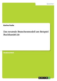 bokomslag neutrale Branchenmodell am Beispiel Buchhandel.de