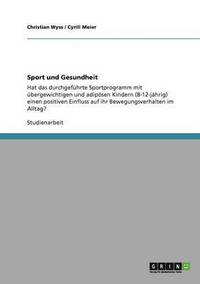 bokomslag Sport und Gesundheit