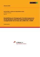 bokomslag Brandstiftung Zur Erlangung Der Versicherungssumme