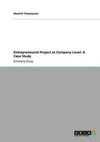bokomslag Entrepreneurial Project at Company Level