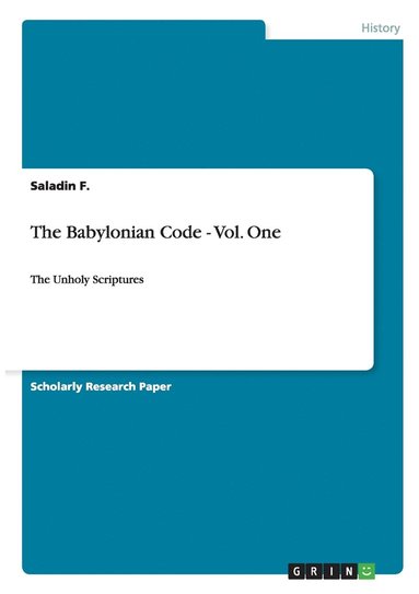 bokomslag Babylonian Code - Vol. One