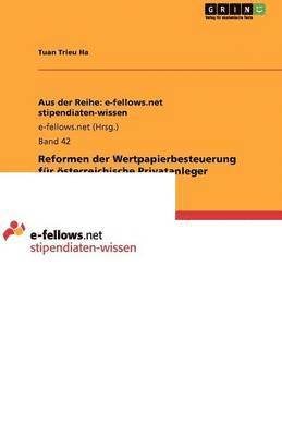 bokomslag Reformen Der Wertpapierbesteuerung Fur Osterreichische Privatanleger