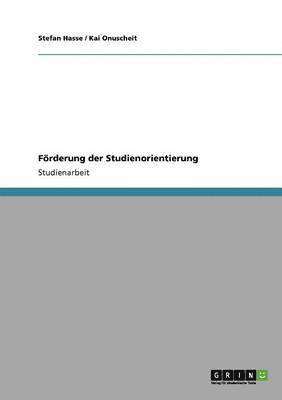 bokomslag Förderung der Studienorientierung