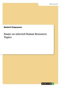 bokomslag Essays on selected Human Resources Topics