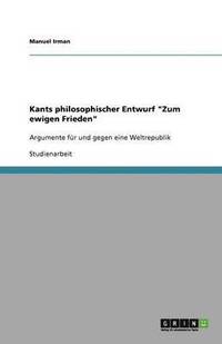 bokomslag Kants philosophischer Entwurf 'Zum ewigen Frieden'