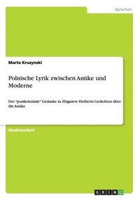 bokomslag Polnische Lyrik zwischen Antike und Moderne