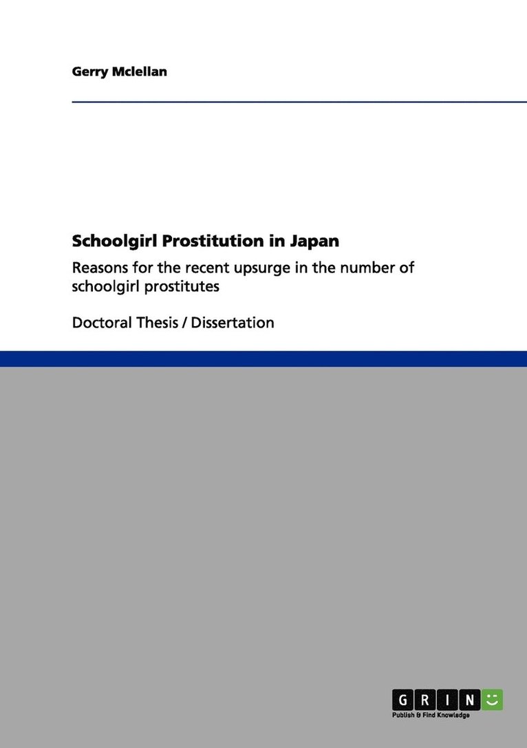 Gerry McLellan, Gerry Mclellan - Schoolgirl Prostitution in Japan, Häftad