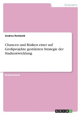 bokomslag Chancen und Risiken einer auf Großprojekte gestützten Strategie der Stadtentwicklung