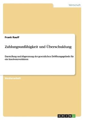 bokomslag Zahlungsunfähigkeit und Überschuldung