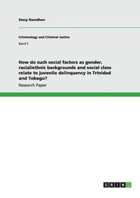 bokomslag How do such social factors as gender, racial/ethnic backgrounds and social class relate to juvenile delinquency in Trinidad and Tobago?