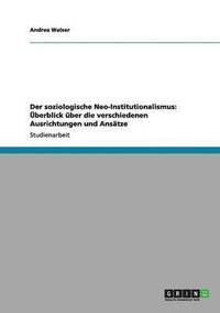 bokomslag Der soziologische Neo-Institutionalismus: Überblick über die verschiedenen Ausrichtungen und Ansätze