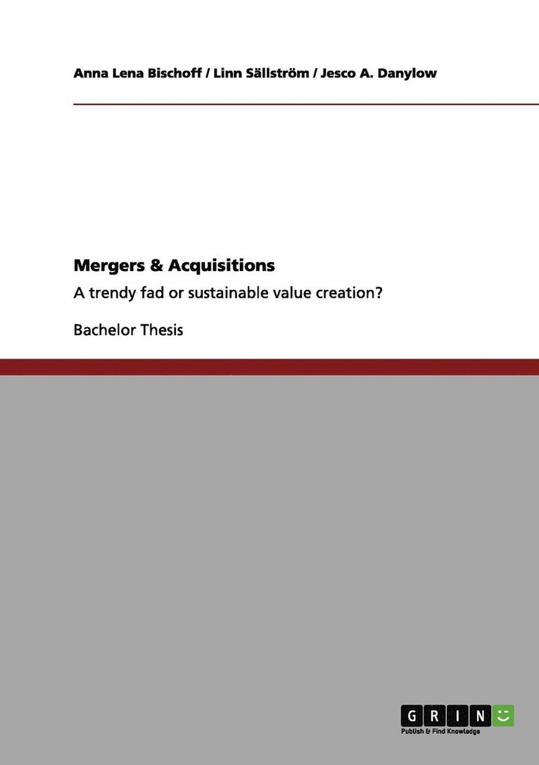 Mergers & Acquisitions 1