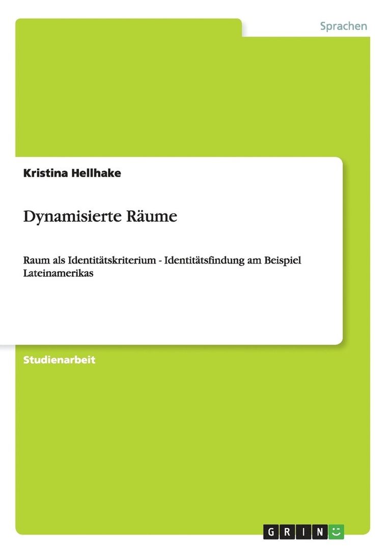 Dynamisierte Raume 1