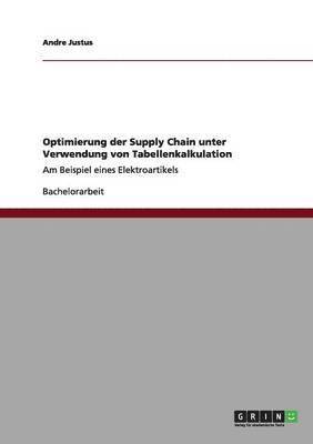 bokomslag Optimierung der Supply Chain unter Verwendung von Tabellenkalkulation