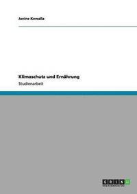 bokomslag Klimaschutz und Ernährung