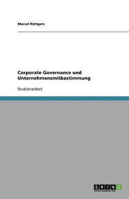 Corporate Governance Und Unternehmensmitbestimmung 1