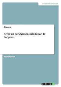 bokomslag Kritik an Der Zynismuskritik Karl R. Poppers