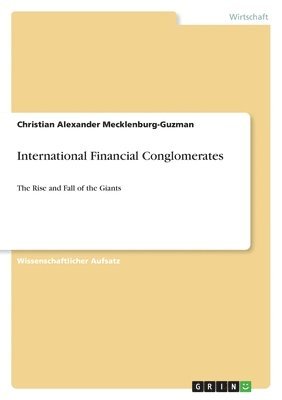 bokomslag International Financial Conglomerates