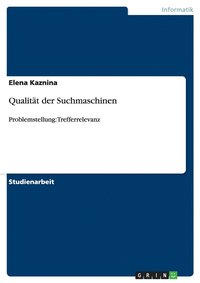 bokomslag Qualität der Suchmaschinen
