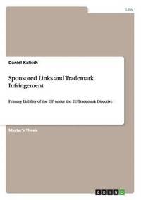 bokomslag Sponsored Links and Trademark Infringement