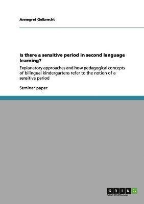 Is there a sensitive period in second language learning? 1