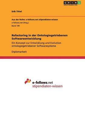 Refactoring in Der Ontologiegetriebenen Softwareentwicklung 1