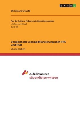 bokomslag Vergleich der Leasing-Bilanzierung nach IFRS und HGB