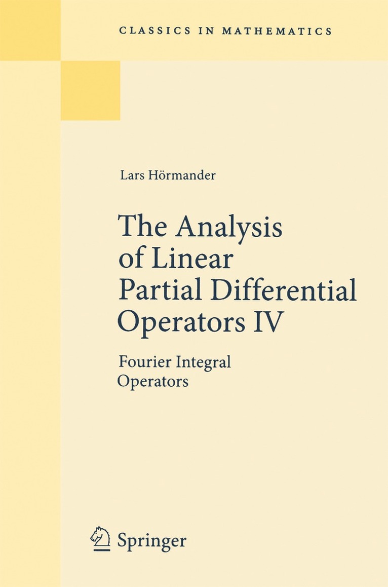Analysis of Linear Partial Differential Operators IV
