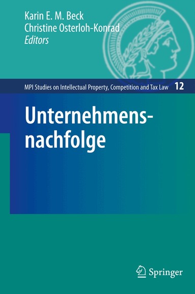 Karin E. M. Beck, Christine Osterloh-Konrad - Unternehmensnachfolge, Inbunden