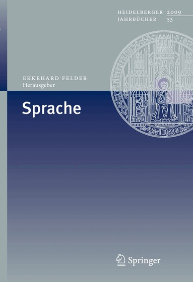 Ekkehard Felder - Sprache, Häftad