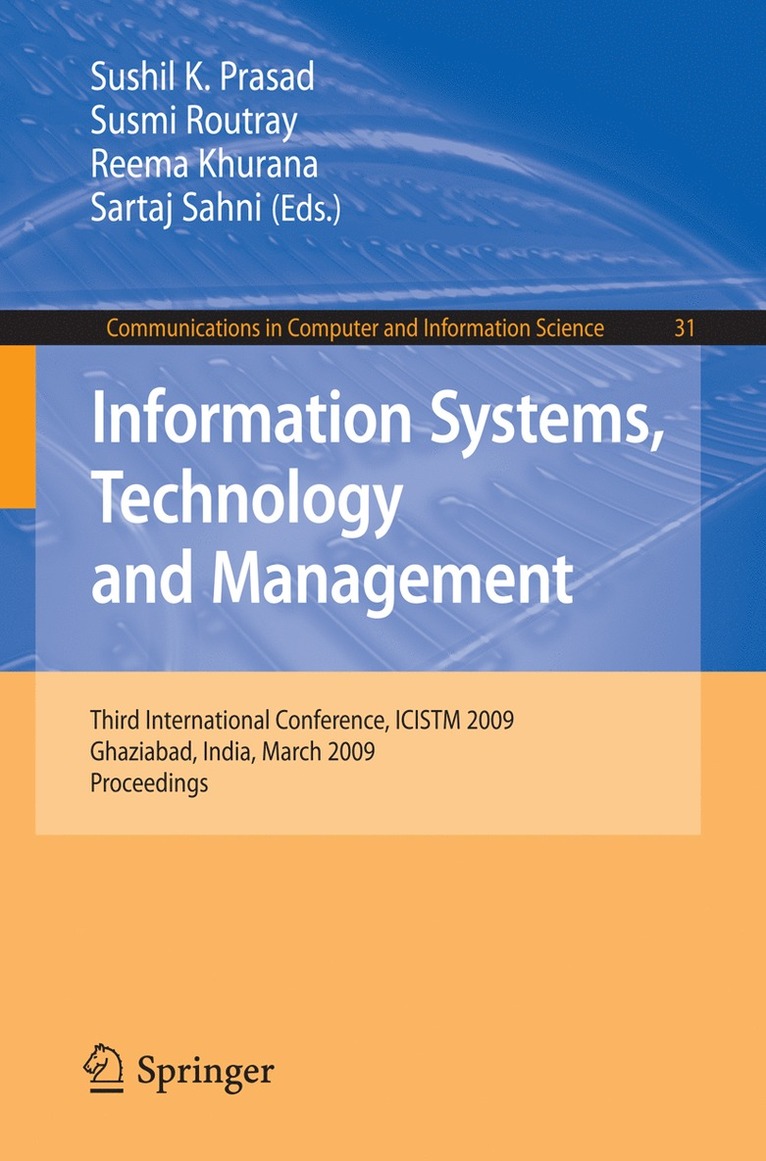 Information Systems, Technology and Management 1