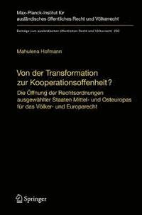 bokomslag Von der Transformation zur Kooperationsoffenheit?