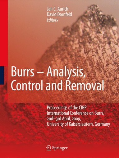 bokomslag Burrs - Analysis, Control and Removal