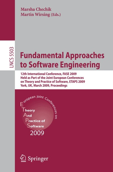Marsha Chechik, Martin Wirsing - Fundamental Approaches to Software Engineering, Häftad